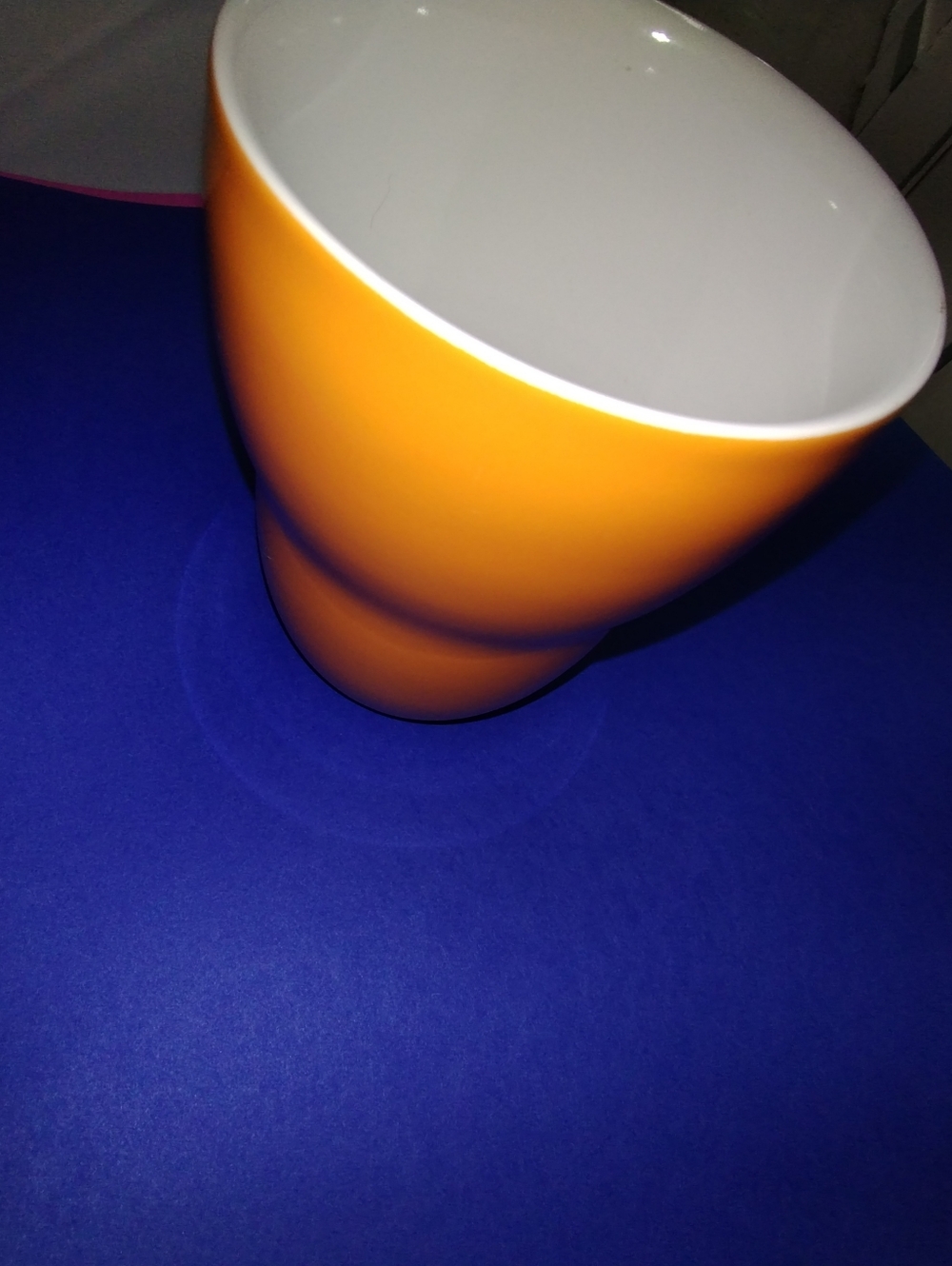 Starbucks Orange Ceramic Tumbler Mug Coffee Cup